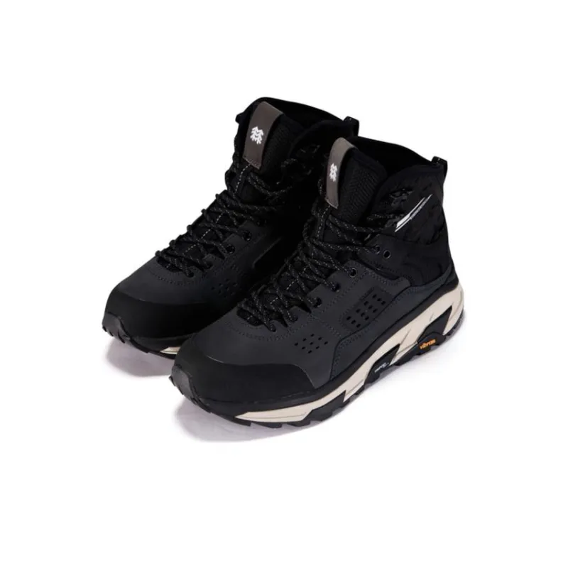 KOLON SPORT Tripod Cushioning Wear-Resistant High-Top Running Shoes Unisex Black-2