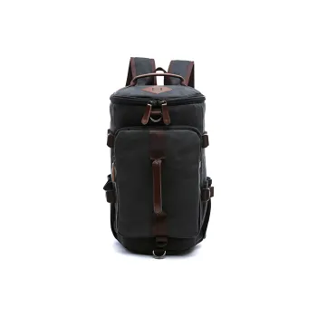 Slazenger Canvas Laptop Backpack Regular Men's Black/Gray/Khaki/Army Green/Dark Blue/Coffee