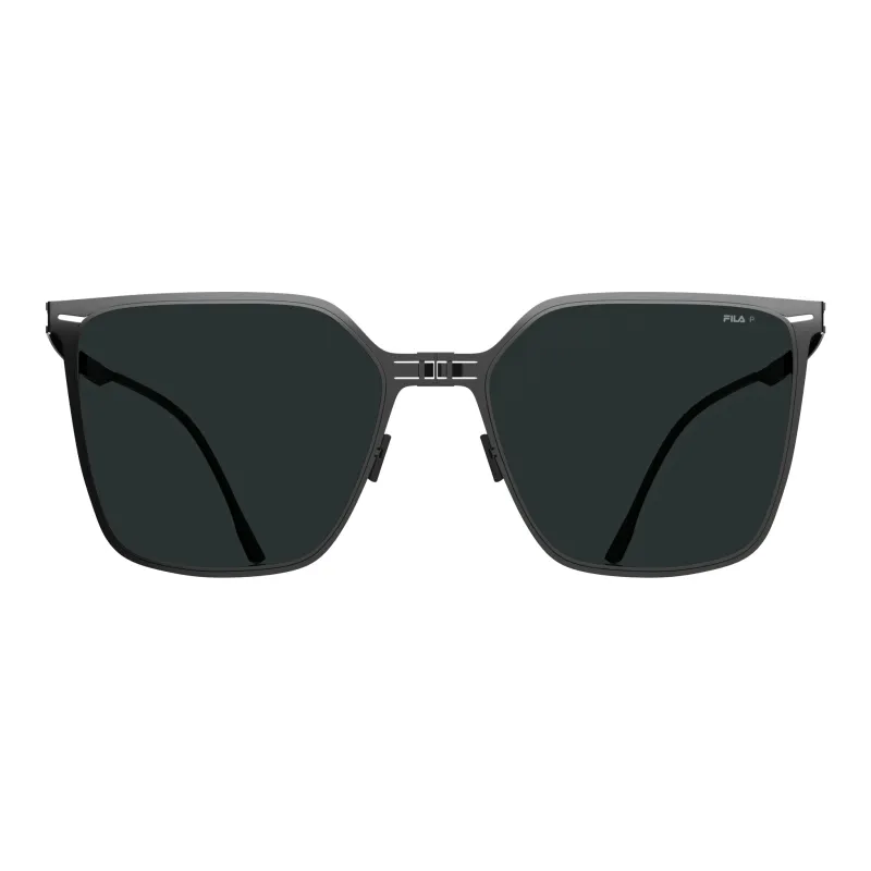 FILA Alloy Square Sunglasses Unisex Stone Gray, Coconut Brown, Starry Blue-2