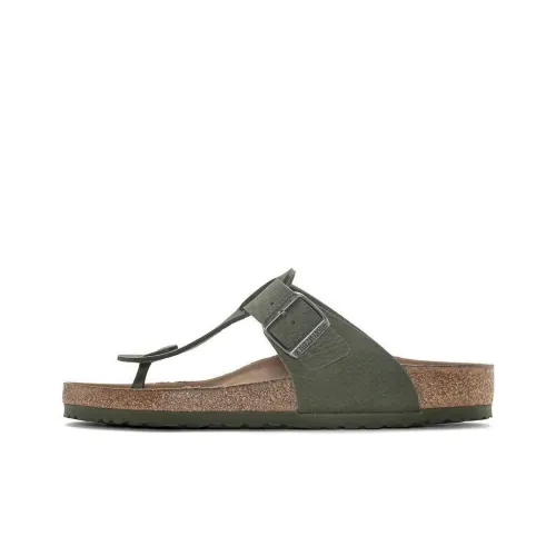 Birkenstock Medina Vegan Slip Resistant Flip Flops Men's Green
