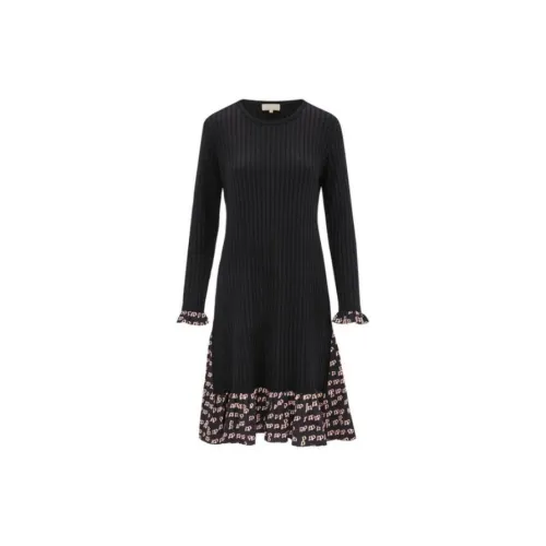 Ports 1961 Long-Sleeved Dresses Women's Black