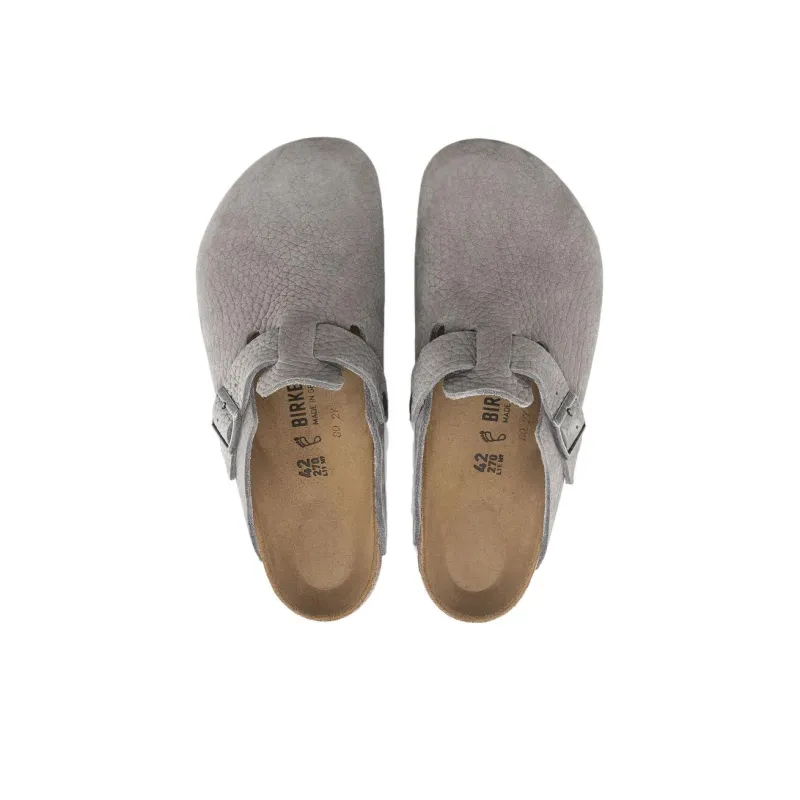 Birkenstock Boston Closed Toe Slippers Unisex Whale Gray-4