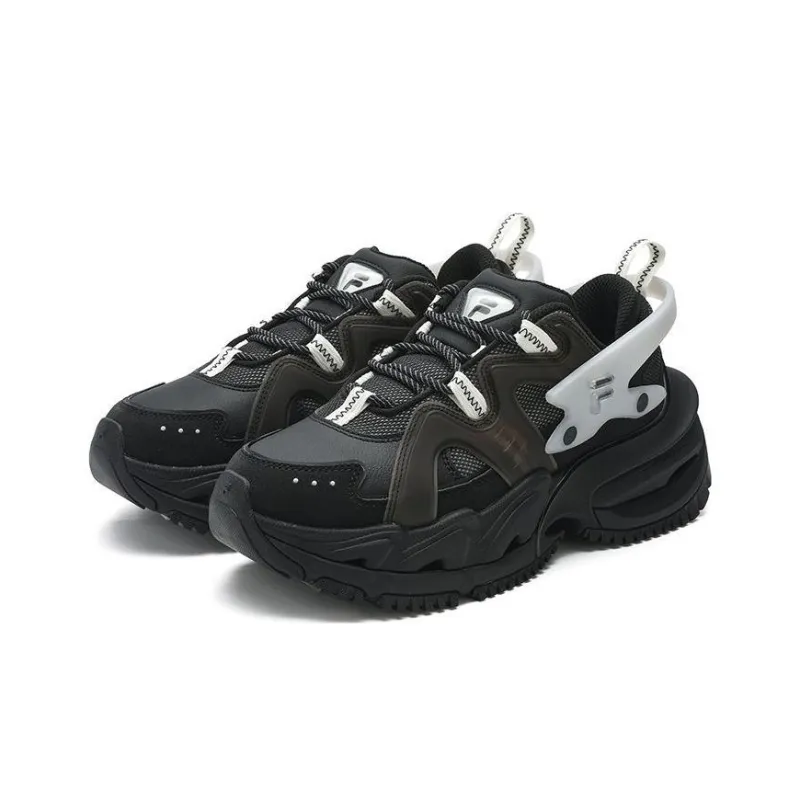 FILA FUSION Armour Sneakers 'Black White'-3