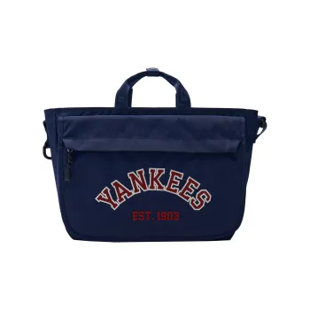 MLB Polyester Tote Bag Shopping Bag Portable Crossbody Bag Shoulder Bag Regular Men's Blue