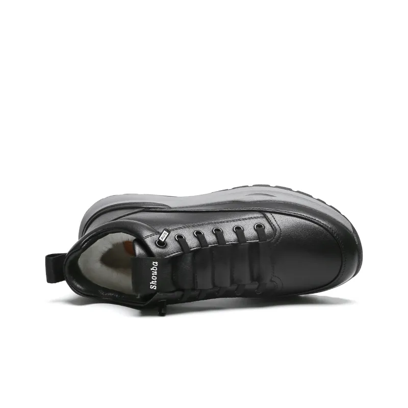SOBB Low Top Skateboard Shoes 3.3cm Men's Black-6