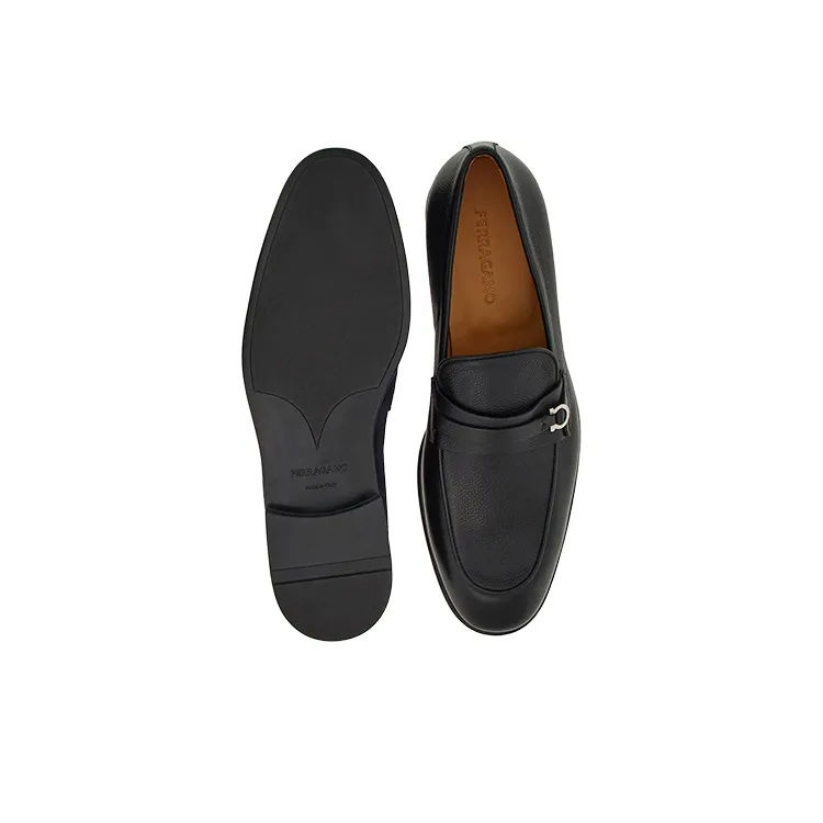 FERRAGAMO Penny-strap Leather Loafers-3