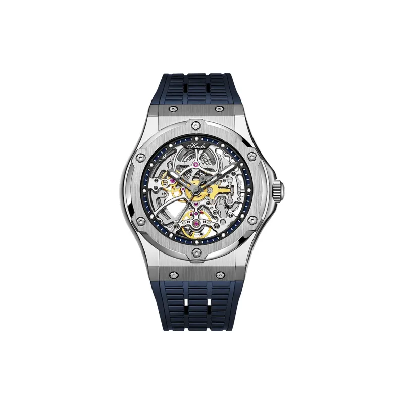 HaofaTourbillon Automatic Mechanical Movement Watch Men's Watches Cut-Out Dial-0