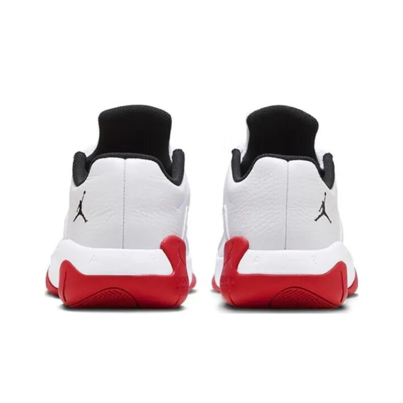 Jordan 11 CMFT Low 'White Varsity Red'-4