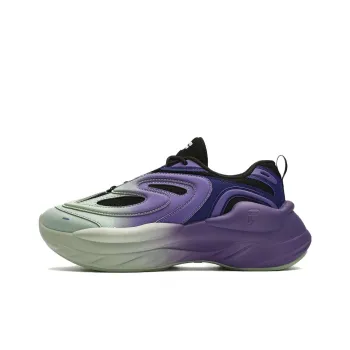 FILA FUSION Fashion Daddy Shoes 'Green Purple Black' Women's