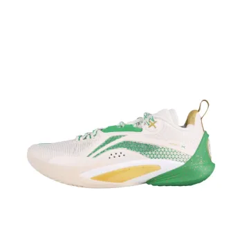 LiNing Speed 10 Cushioning, Slip Resistant, Abrasion Resistant, Breathable Low Top Basketball Shoes Men's Green