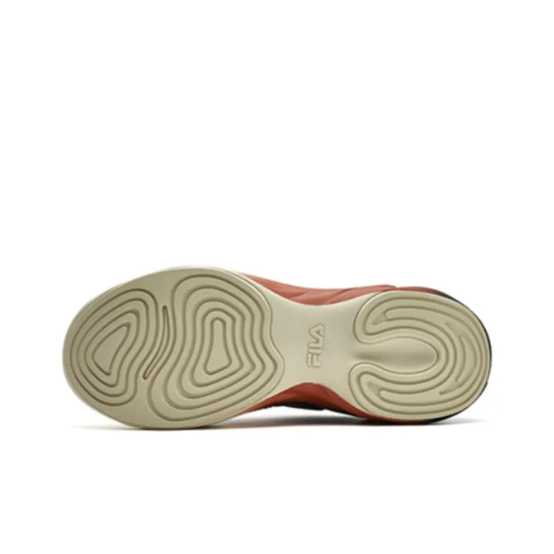 FILA FUSION Fashion Daddy Shoes 'Beige Black Red'-3