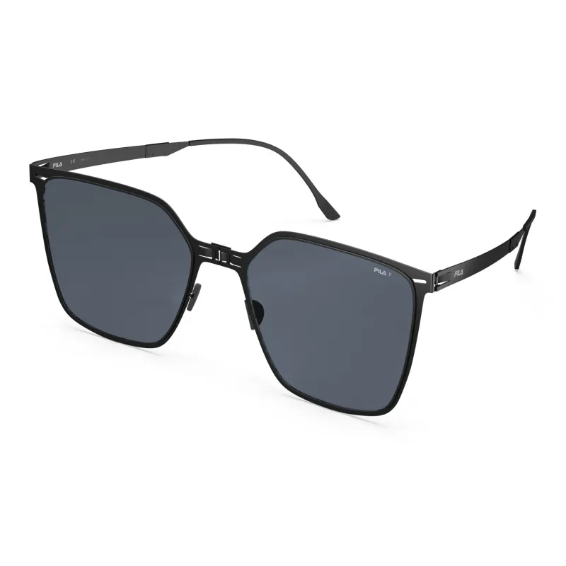 FILA Alloy Square Sunglasses Unisex Stone Gray, Coconut Brown, Starry Blue-15