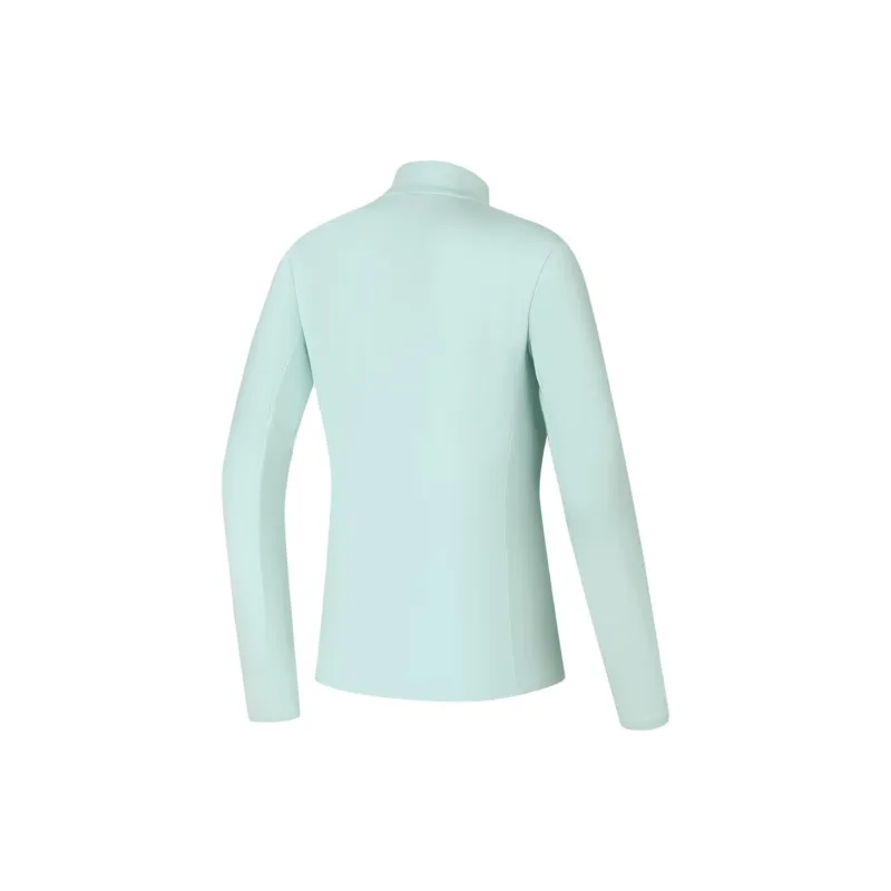 FILA Regular Long Sleeved T Shirts Women's Eggshell Green-1