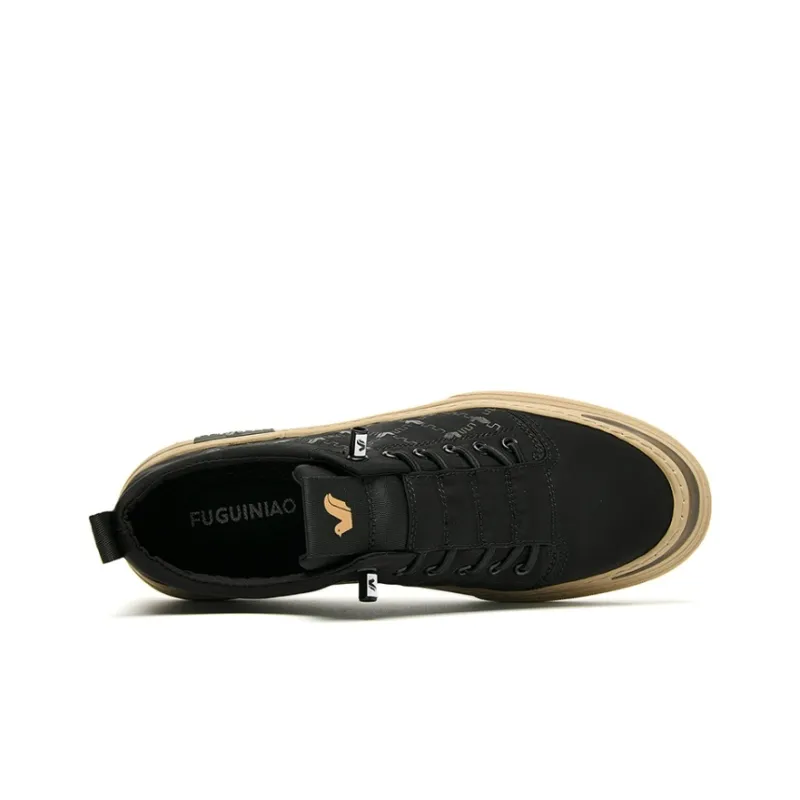Rich Birds Low Top Skateboard Shoes Men's Black-2