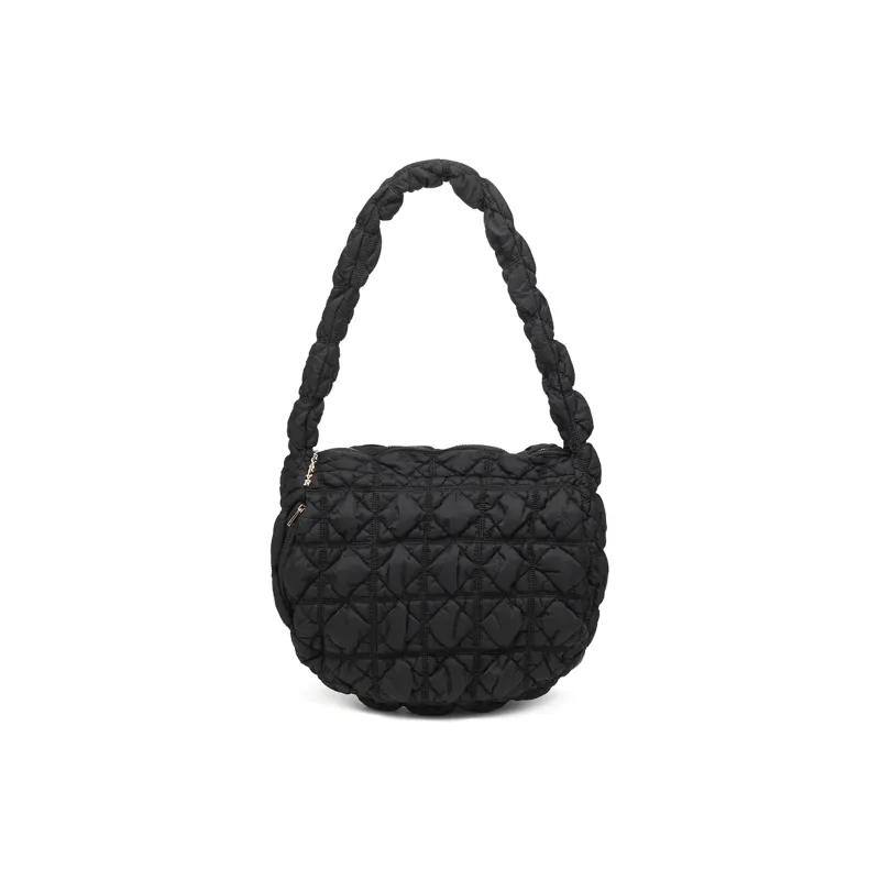 CARLYN Nylon Crossbody Bag, Shoulder Bag Tubas Women's Black-0