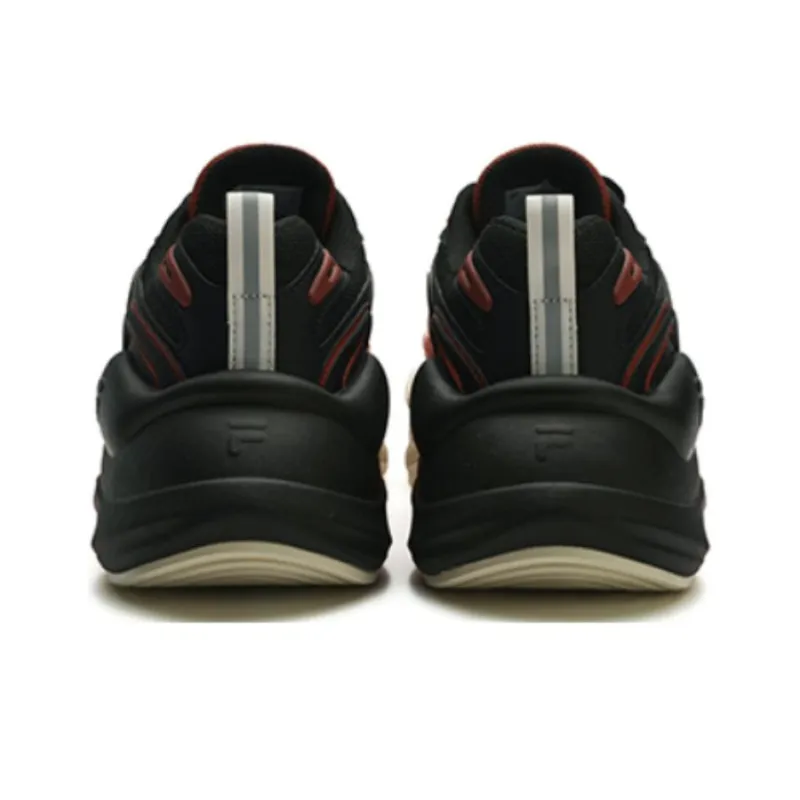FILA FUSION Fashion Daddy Shoes 'Beige Black Red'-2