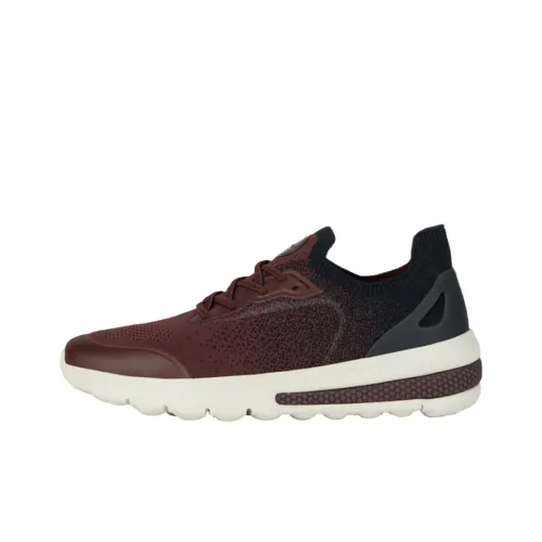 GEOX Breathable Low-Top Casual Shoes Men's Wine-Colored