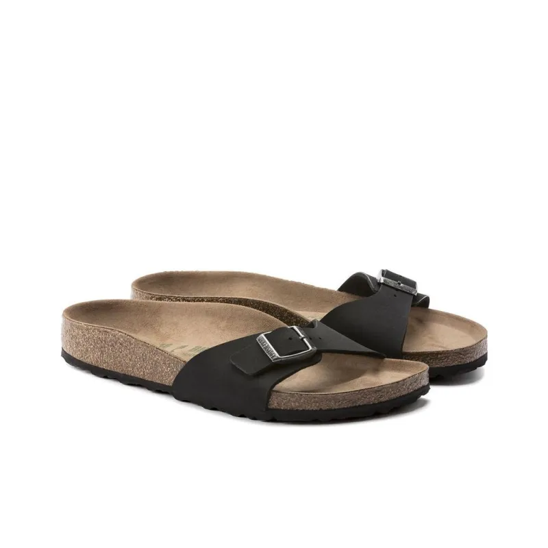 Birkenstock Madrid Vegan Slide Slippers Unisex Black Regular-3