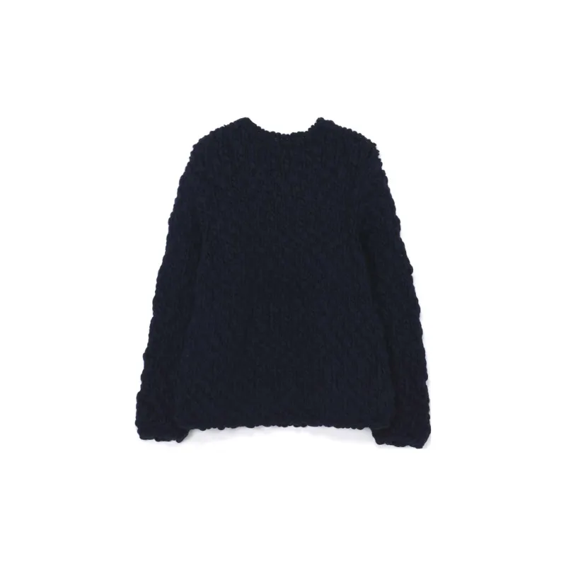 Yohji Yamamoto Sweaters Unisex Navy-1