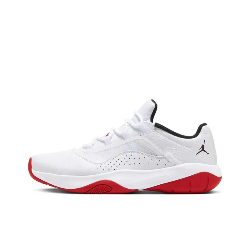 Jordan 11 CMFT Low 'White Varsity Red'-0
