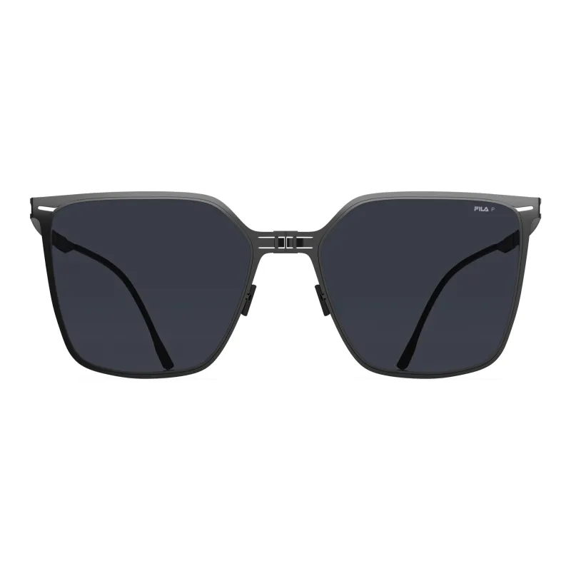 FILA Alloy Square Sunglasses Unisex Stone Gray, Coconut Brown, Starry Blue-13