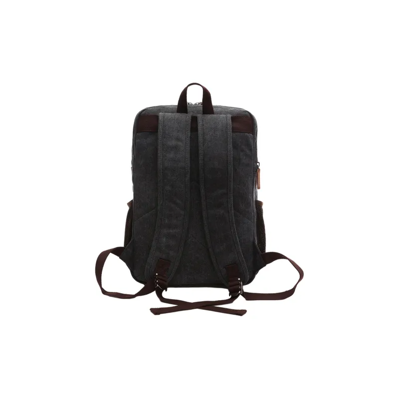 Slazenger Canvas With Leather 15.6 Inch Laptop Backpack Regular Unisex Multicolor-2