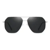 Gunmetal Frame with Black Gray Lens