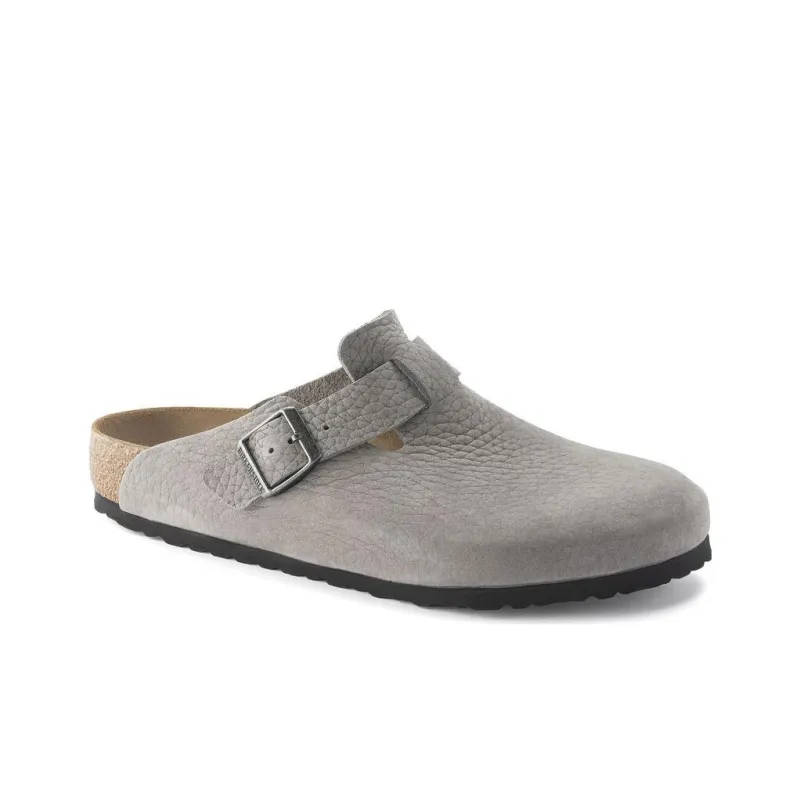 Birkenstock Boston Closed Toe Slippers Unisex Whale Gray-2