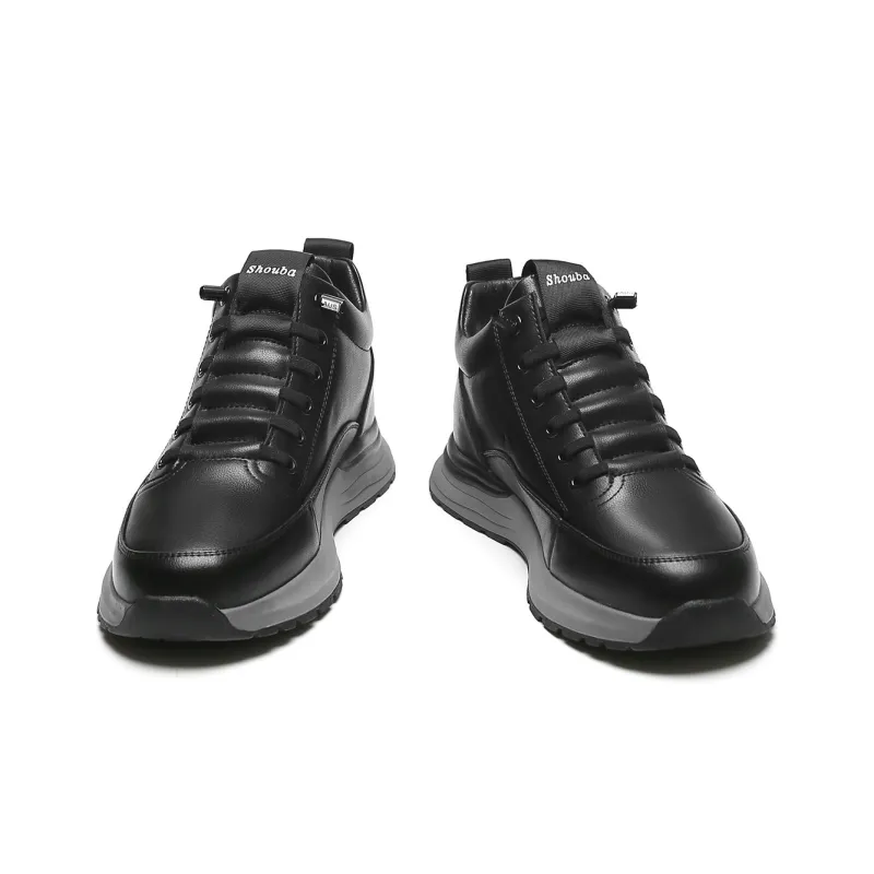 SOBB Low Top Skateboard Shoes 3.3cm Men's Black-2