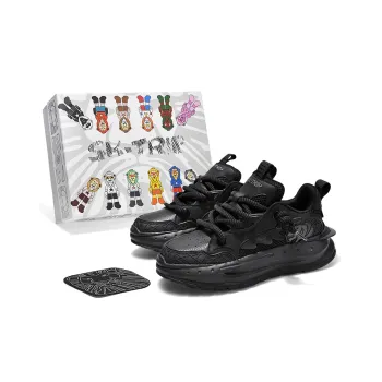 SK.TRIP Low-Top Chunky Sneakers Unisex Jet Black Box Limited Edition