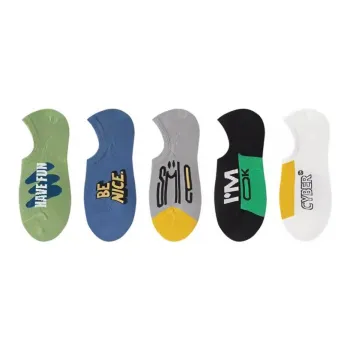 MIIOW No-Show Socks Men's 5 Pack
