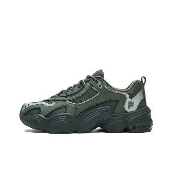 FILA Fusion Cushioned Wear Resistant Support Low Top Casual Shoes Women's Mountain View Green