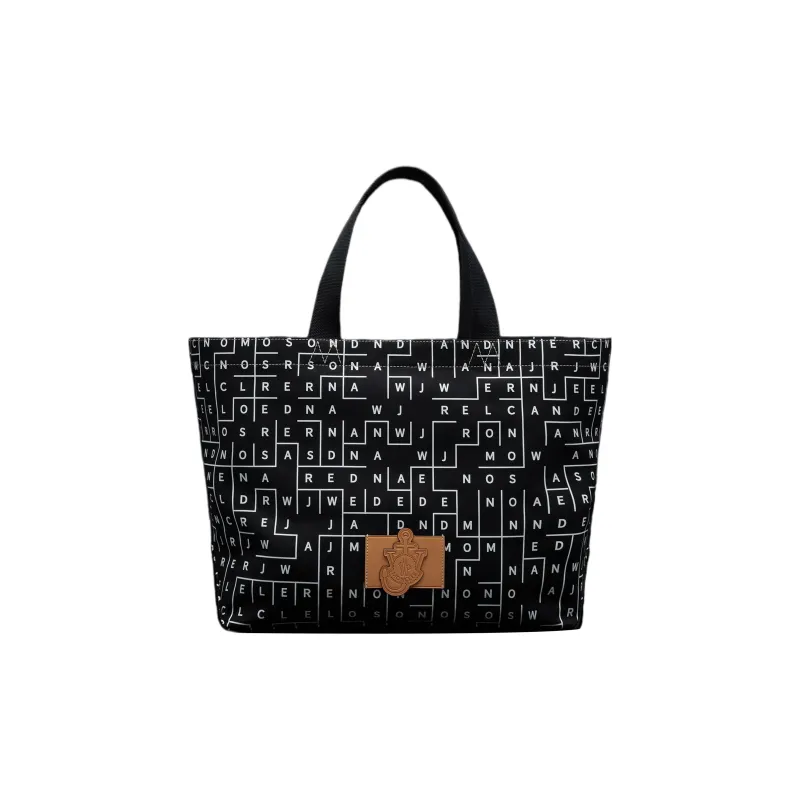 Moncler Fabric Tote Bag Shopping Bag Handbag Large Size Unisex Multicolor-1