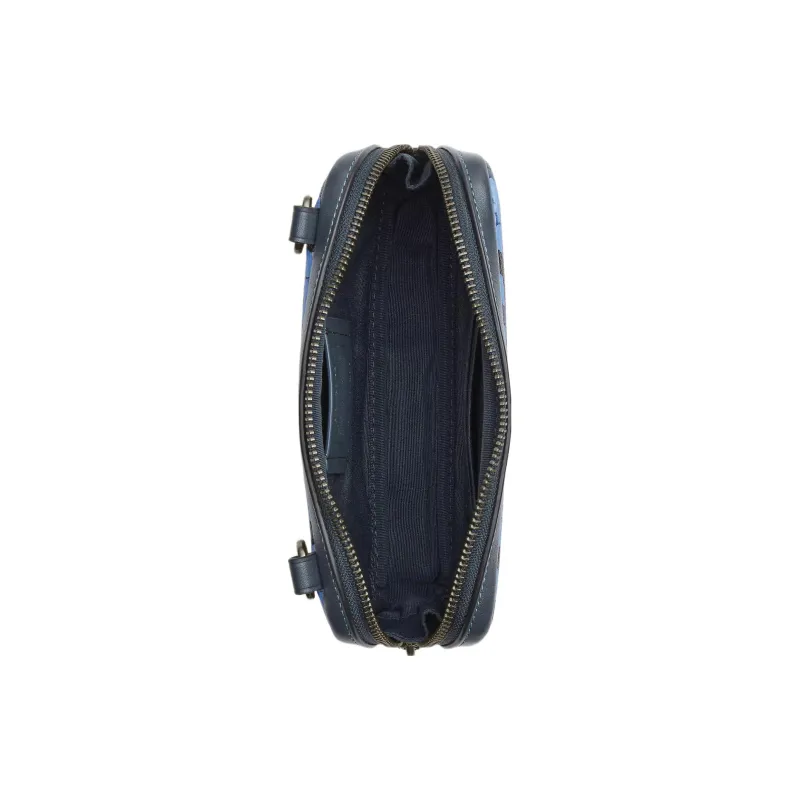 COACH Carrier Calfskin Camera Bag Shoulder Bag Crossbody Bag Small Size Men's Denim Multicolor-2