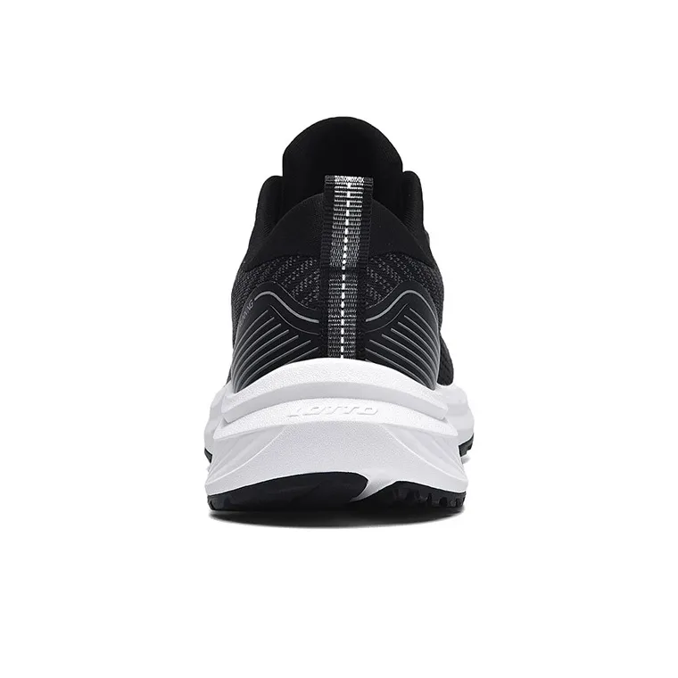 LOTTO Cushioned Slip Resistant Support Low Top Running Shoes Women's Black/White-4