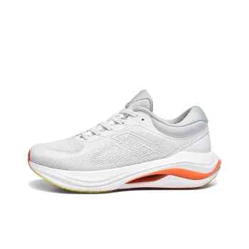LOTTO Cushioning Anti Slip Wear Resistant Rebound Impact Resistant Low Top Casual Running Shoes Women's White Gray