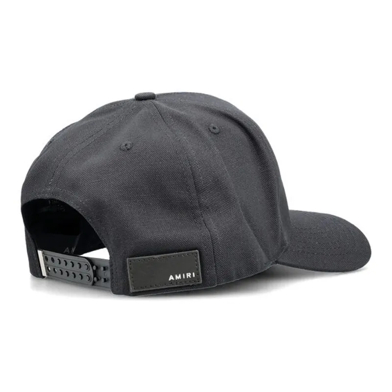 AMIRI Cotton Baseball Caps Men's Black-2