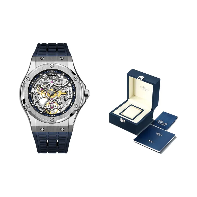 HaofaTourbillon Automatic Mechanical Movement Watch Men's Watches Cut-Out Dial-1