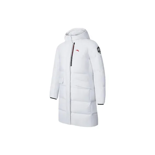 ANTA Variety Training Collection Down Jackets Women's Snowflake White