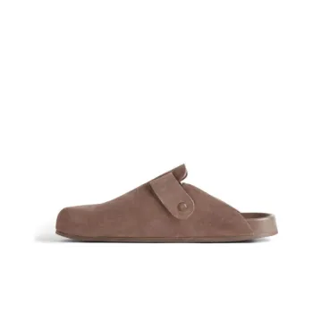 Balenciaga Sunday Mules 'Light Brown Suede Calfskin' Women's