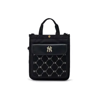 MLB Cotton With Polyester Crossbody Bag Shoulder Bag Handbags Regular Men's Black