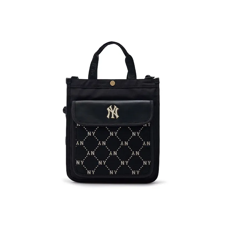 MLB Cotton With Polyester Crossbody Bag Shoulder Bag Handbags Regular Men's Black-0
