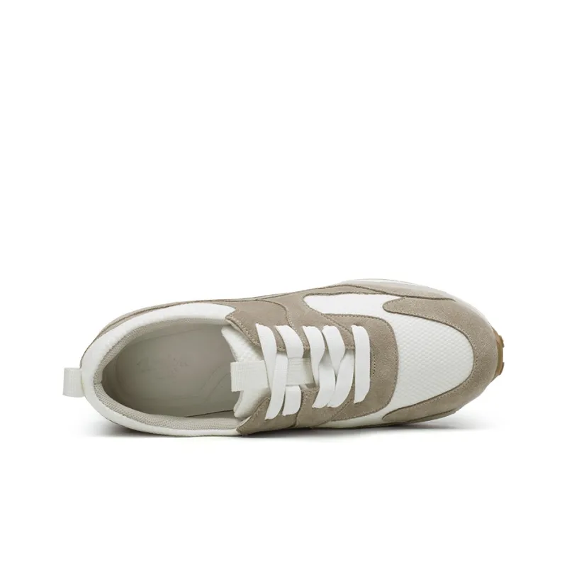 He Jinchang Hermo Collection Slip Resistant Low Top Casual Shoes Women's Khaki-3
