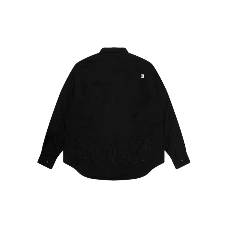 Aape Logo-appliqué Cotton Shirt Jacket-1