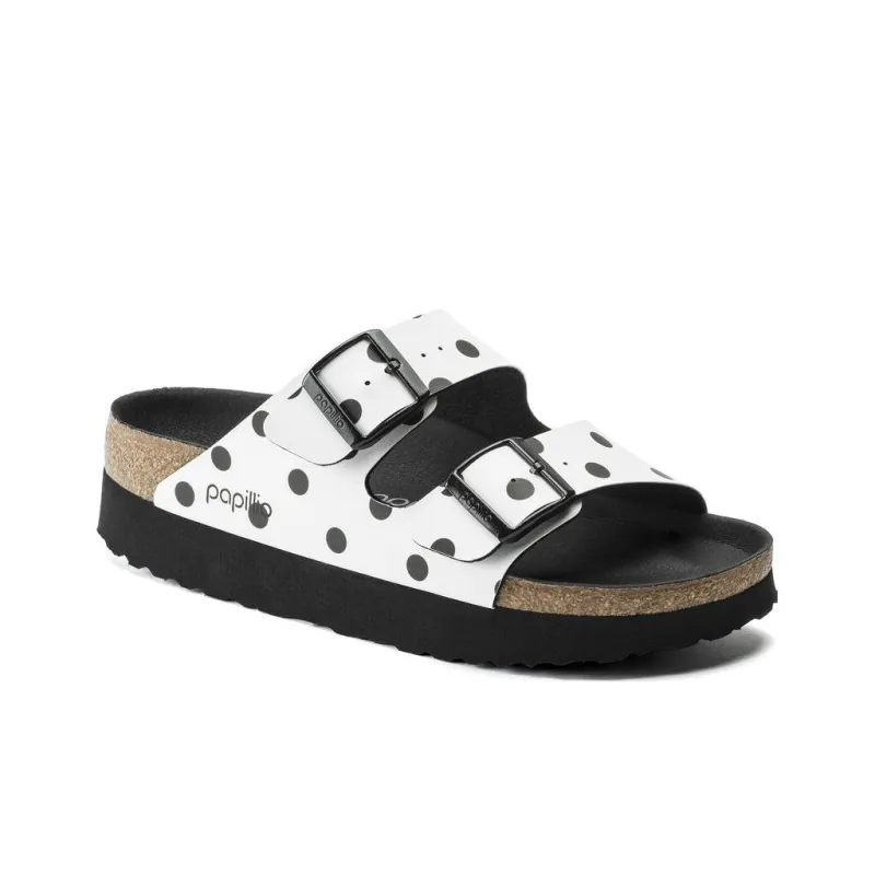 Birkenstock Slide Slippers Women's White Black-1
