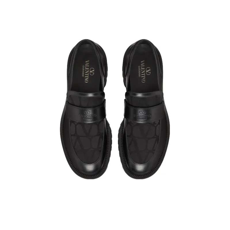 Valentino Toile Iconographe Slip On Loafers-4