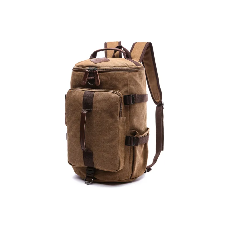 Slazenger Canvas Computer Backpack Shoulder Bag Handbag Regular Men's Black/Gray/Khaki/Army Green/Dark Blue/Coffee-21