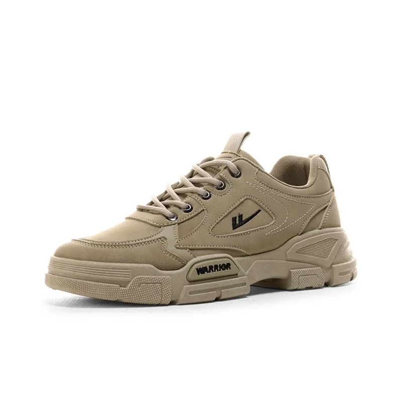 Warrior Low-Top Outdoor Shoes Men's Khaki-1