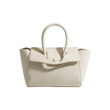 NOMK PU Kelly Bag, Combo Bag, Shoulder Bag, Crossbody Bag, Handbag Regular Women's White