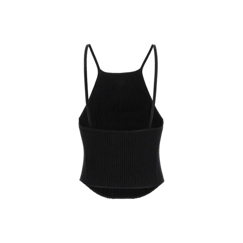 COURREGES Cut Out Sleeveless Tank Top-1